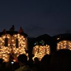 「西条祭り」屋台運行コースと交通規制案内図