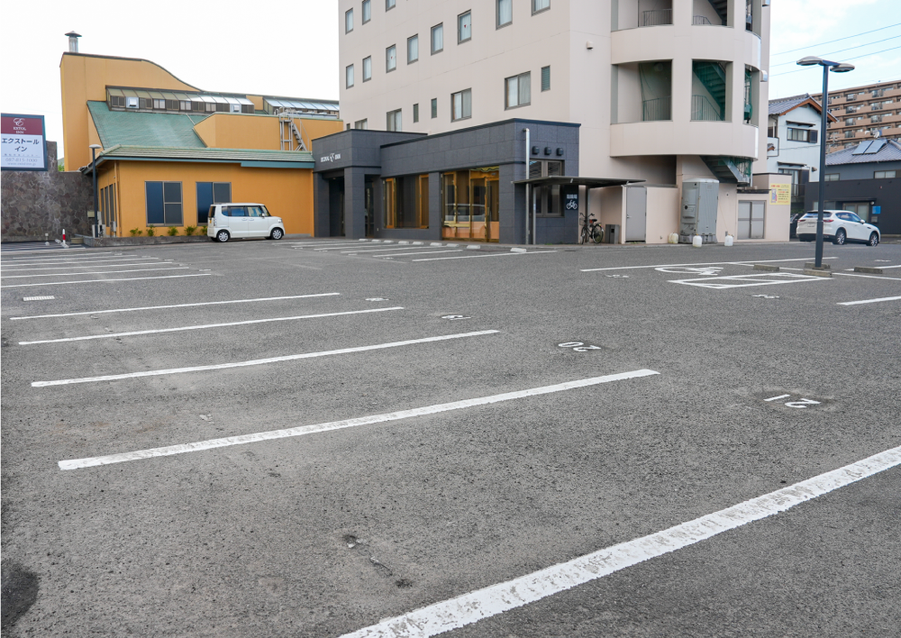 ホテル周辺地図(駐車場)