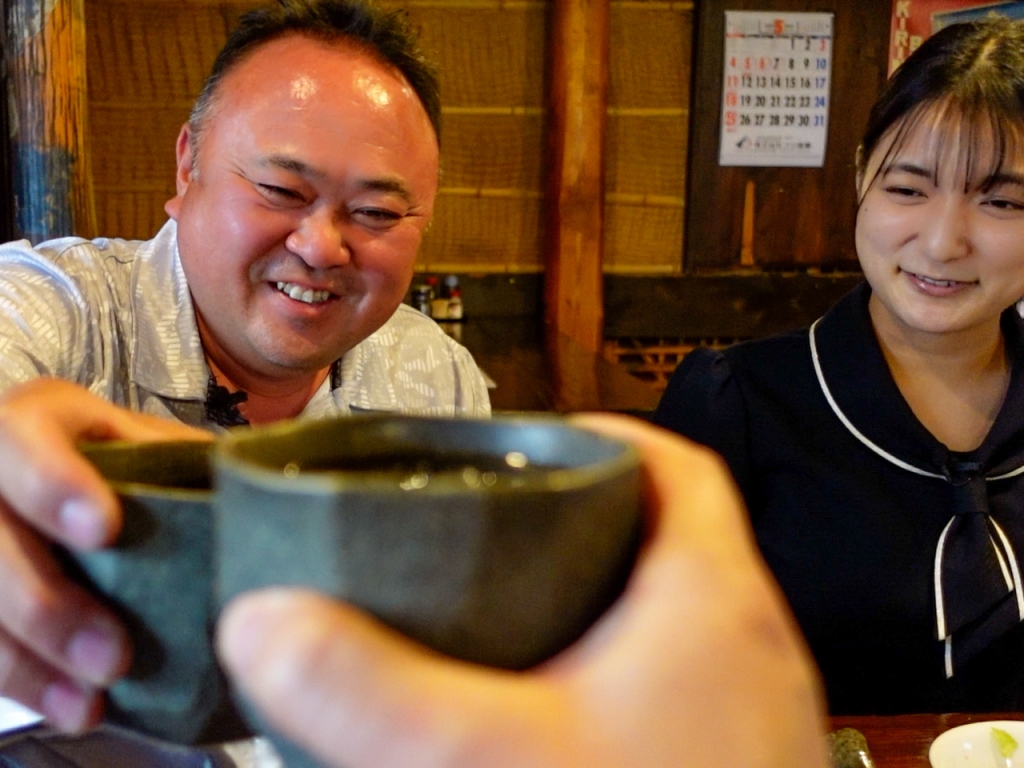 常連客と川六スタッフ