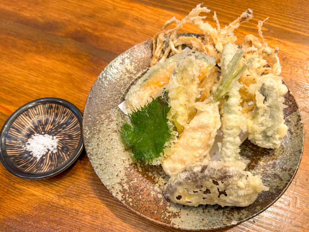 天ぷらの盛り合わせ