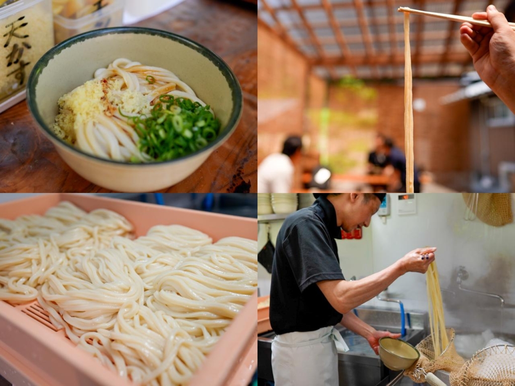 いなもくうどんの麺