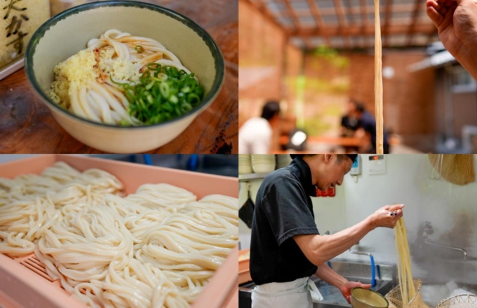 【1メートル超の奇跡麺】いなもくうどん／常連客が「観光客にこっそり教える」絶品裏メニュー