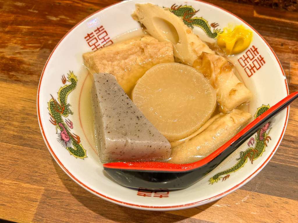 人気メニューのおでん