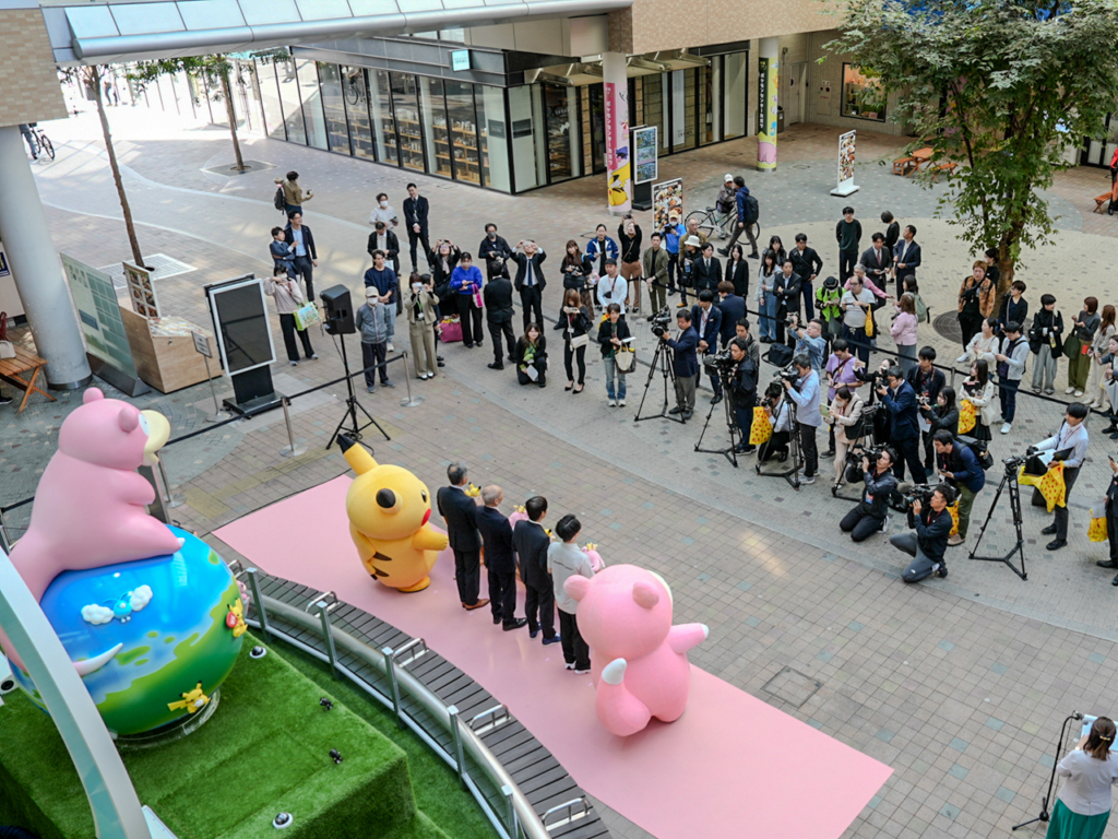ポケモンセンターカガワメディア発表会の様子